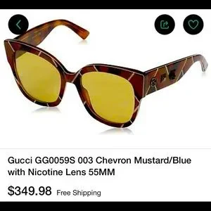 Gucci | Accessories | New Gucci Shiny Cat Eye Sunglasses  display picture 3
